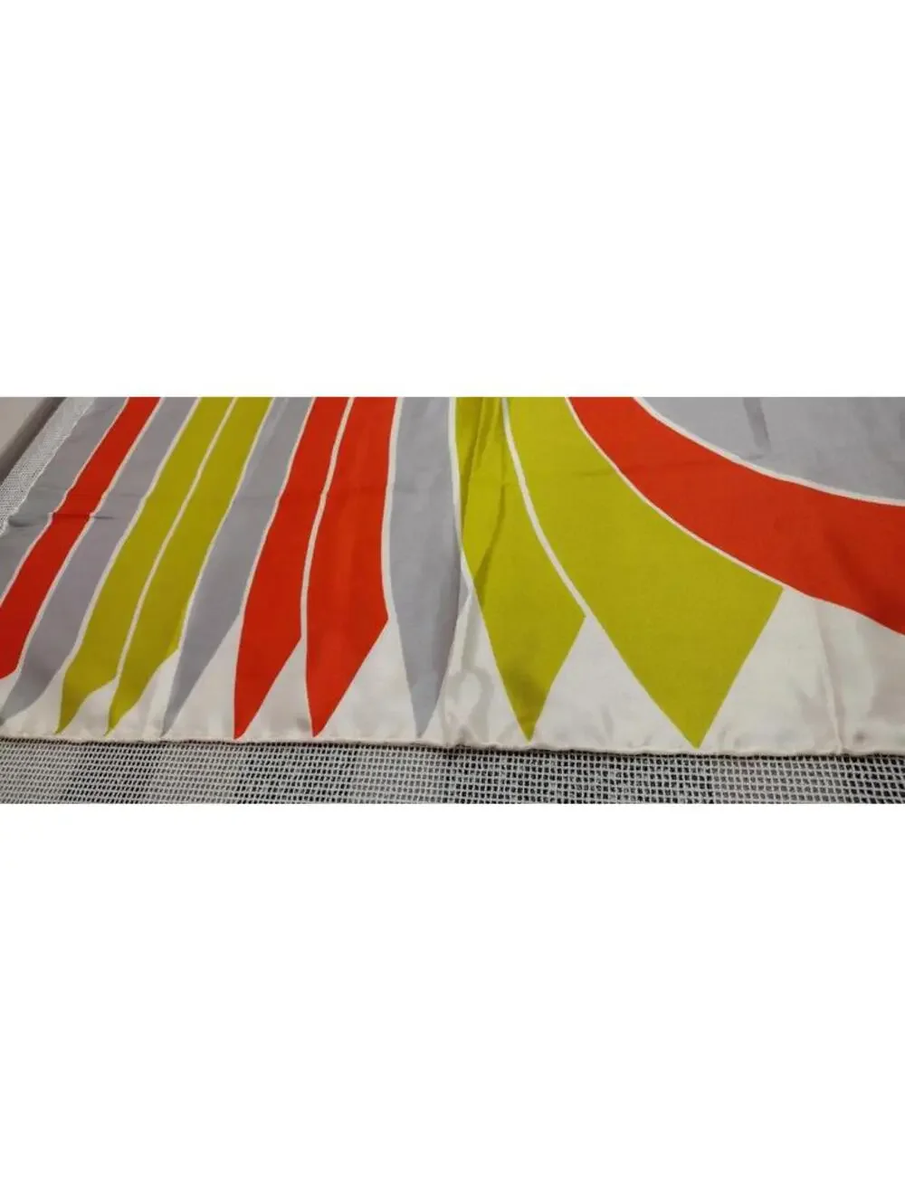 Vintage Mid Century Italy 50s Scarf Di TrEVi Scarf SALLY GEE 1960s Atomic MCM